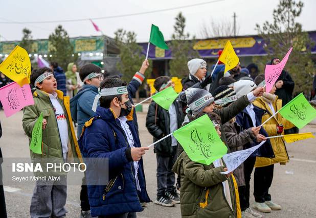 جشن یک کیلومتری از انقلاب تا ظهور در اهواز