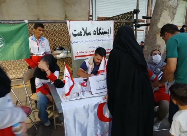 غرفه سلامت؛ آرامش و امداد در دل جشن امت احمد