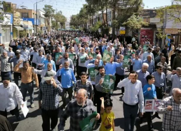 راهپیمایی جمعه‌های «خشم و نصر» در گناباد 