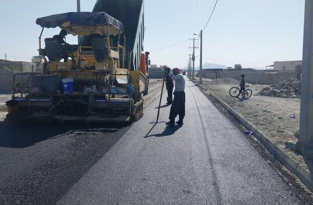 آغاز بهسازی جاده ورودی بخش جغین رودان