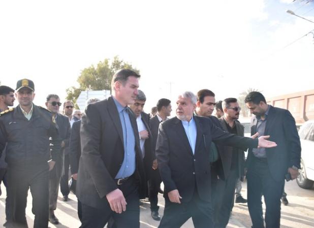 وزیر میراث فرهنگی، گردشگری و صنایع دستی وارد طبس شد