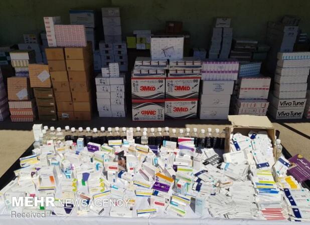 عتباتی: ۴۵ هزار عدد انواع داروی غیرمجاز در بوکان کشف شد