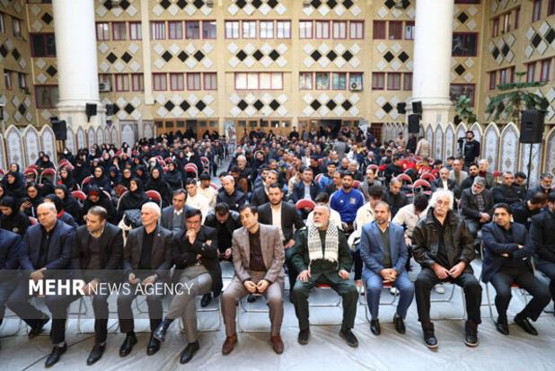 حضور پررنگ جامعه ورزش در مراسم ششمین سالگرد سردارشهید حاج قاسم سلیمانی