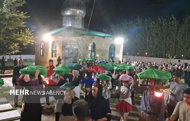 آیین «مجمع بران» در روستای نوده پسیخان شفت برگزار شد