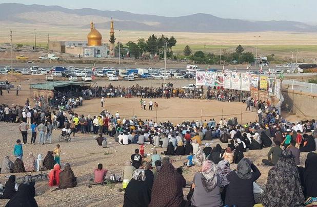 برگزاری کشتی باچوخه در آلماجق