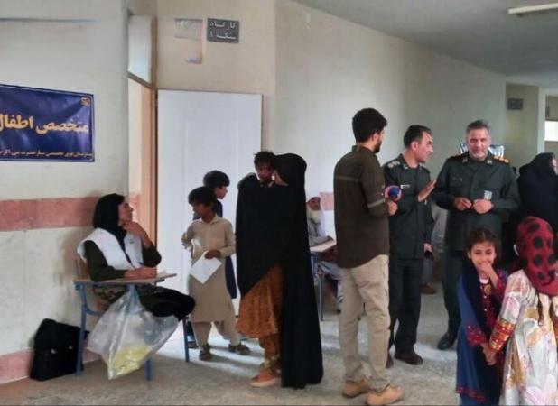 هفتادمین بیمارستان صحرایی سیستان و بلوچستان در زهک آغاز به کار کرد