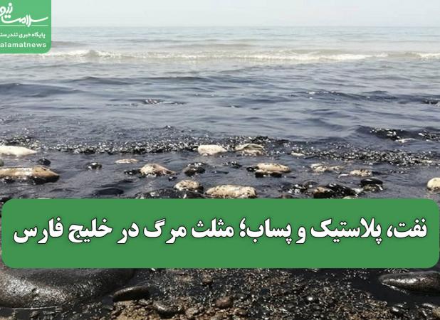 نفت، پلاستیک و پساب؛ مثلث مرگ در خلیج فارس