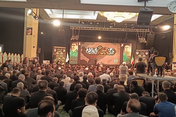 مراسم گرامیداشت سرداران شهید حاجی‌زاده و باقری در تهران برگزار شد