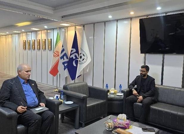 جلسه روانخواه با تاج درباره برنامه های تیم فوتبال امید