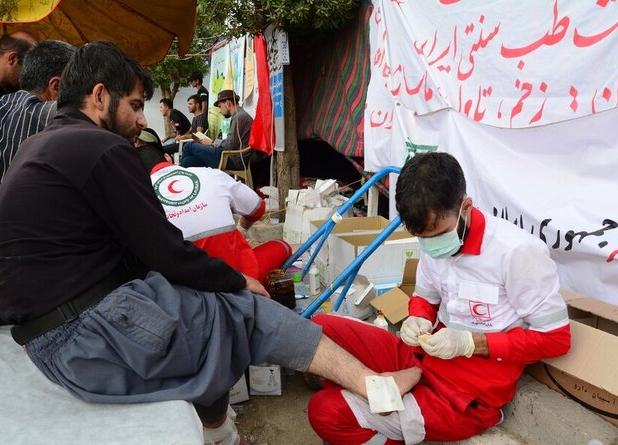 آمادگی کامل هلال احمر برای خدمات رسانی به زوار اربعین درمحورهای شادگان