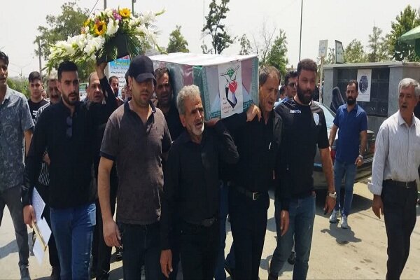تشییع پیکر مطهر شهید مالک جانفشانی در ارومیه
