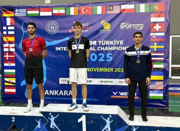 برنز بدمینتون‌باز ایرانی در فیوچر سریز ترکیه