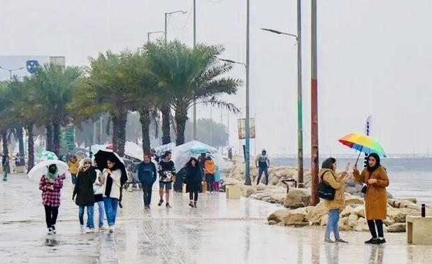 فعالیت دومین سامانه بارشی در هرمزگان / تداوم ناپایداری جوی و دریایی