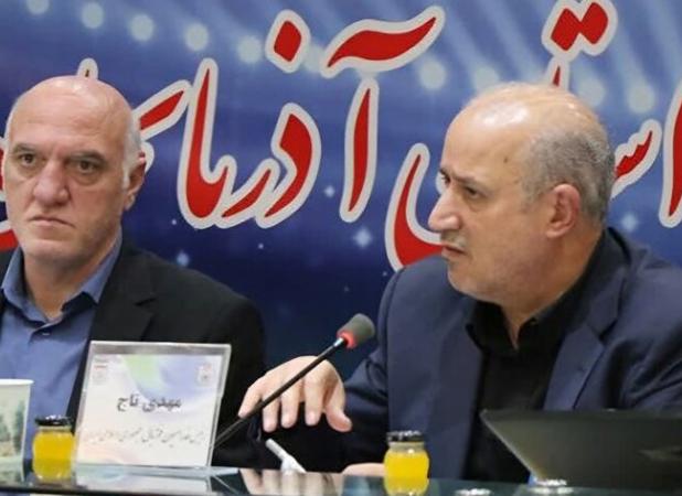«مهدی تاج» در مجمع عمومی عادی هیأت فوتبال آذربایجان شرقی
