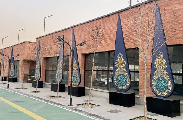 المان‌های هنری مسیر باغ‌راه حضرت زهرا (س) نصب شد