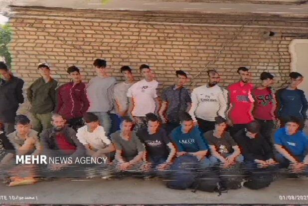 ۱۴۰۰ تبعه غیرمجاز خارجی در چالوس جمع آوری شدند