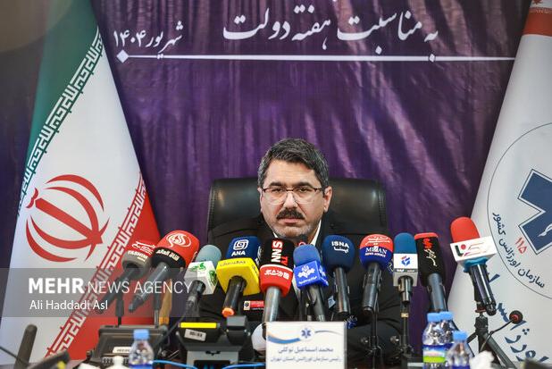 اورژانس تهران: ۲۵ هزار ماموریت طی هفته اول آذر ماه ثبت شد