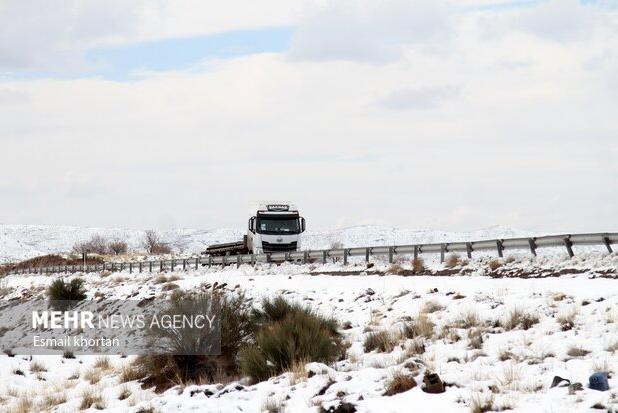 بارش برف در شیروان