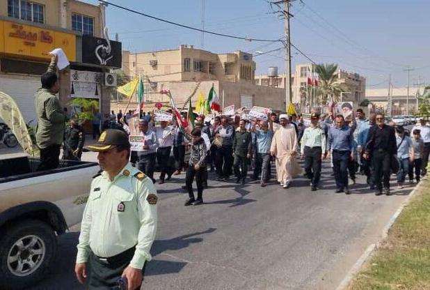 راهپیمایی «بشارت نصر» در گناوه برگزار شد