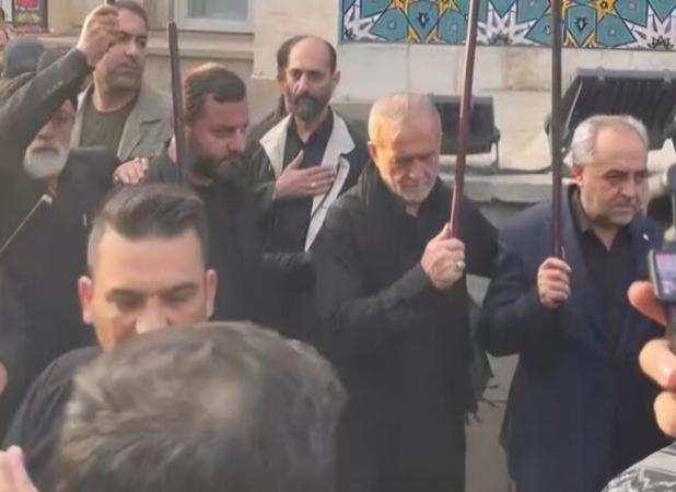 حضور ‌رئیس جمهور در مراسم تاسوعا تبریز