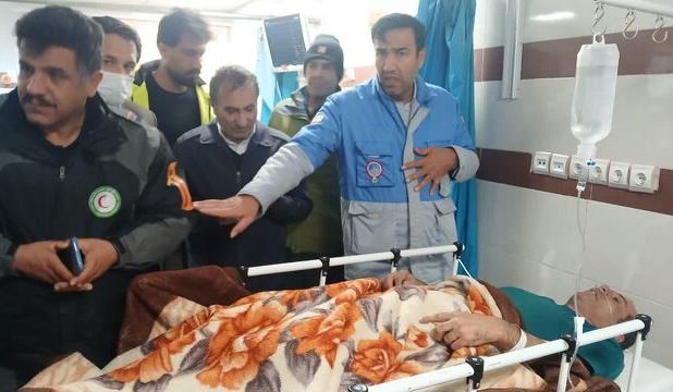 اعزام بالگردی ۵ مصدوم حادثه واژگونی اتوبوس تهران _ یاسوج به اصفهان