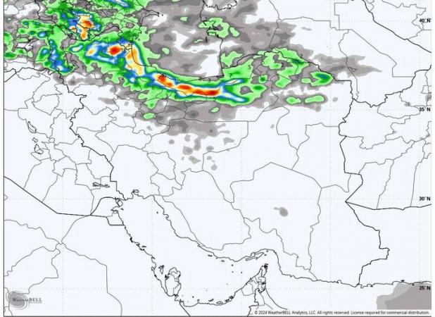 تشدید فعالیت سامانه بارشی و خسارت به محصولات کشاورزی در ۱۱ استان