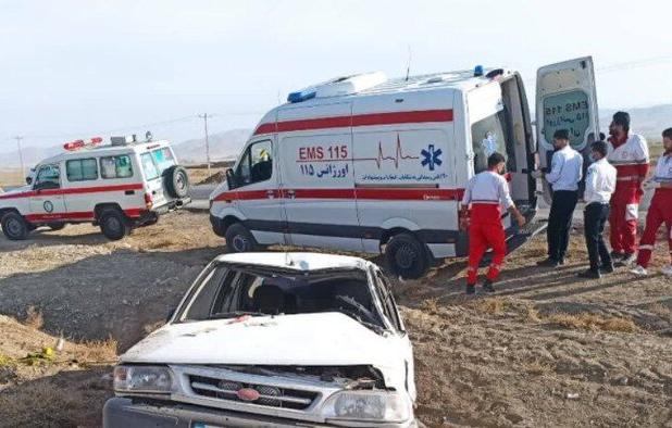 واژگونی خودرو پراید در محور اراک – سلفچگان ۵ مصدوم برجا گذاشت