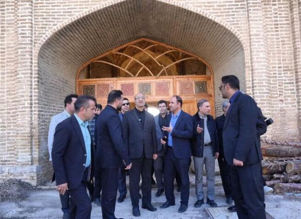 آغاز مرمت جامع کاروانسرای شاه‌عباسی ماهیدشت کرمانشاه