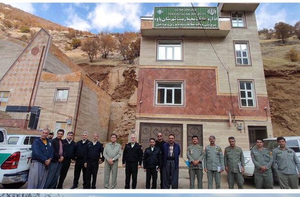 بازدید فرمانده یگان محیط زیست کشور از منطقه بوزین و مرخیل