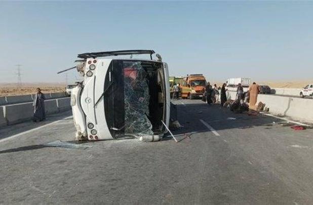 تصادف مرگبار در جنوب مصر؛ ۲۲ نفر کشته و مصدوم شدند