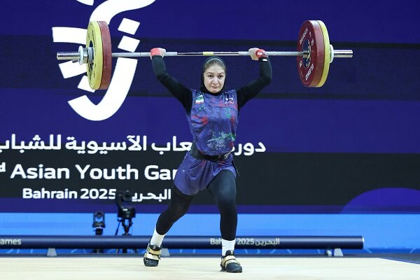 چهارمی دختر وزنه‌بردار ایرانی در دوضرب دسته ۵۸ کیلوگرم