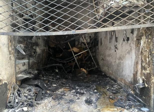 کافی نیا:آتش سوزی در خیابان کوشش مشهد مهار شد