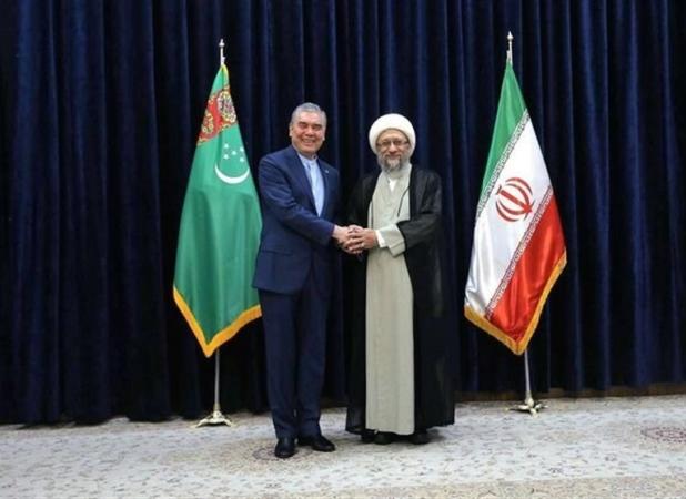 آملی لاریجانی: در ۵۰ سال اخیر شاهد کمترین چالش مرزی با ترکمنستان بودیم