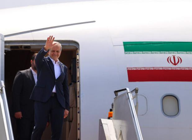 رئیس جمهور تهران را به مقصد تیانجین چین ترک کرد