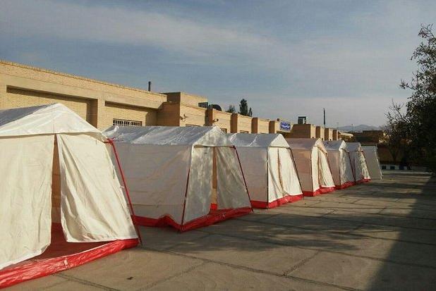 کمپ اسکان اضطراری در بندرعباس برپا شد