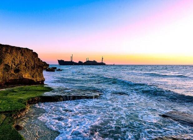 آسمان هرمزگان صاف و دریا آرام است