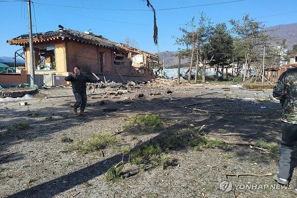 ۸ زخمی بر اثر بمباران اشتباهی یک خانه در کره جنوبی