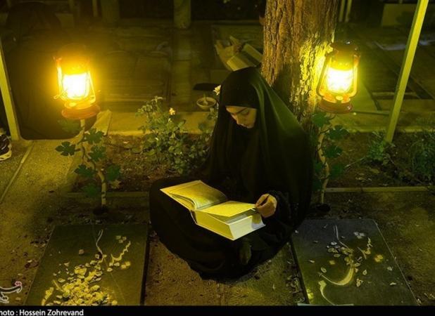 گزارشی از میهمانی شب قدر شهدا / "گلزار شهدا" پلی از بهشت زهرا تا رضوان خدا