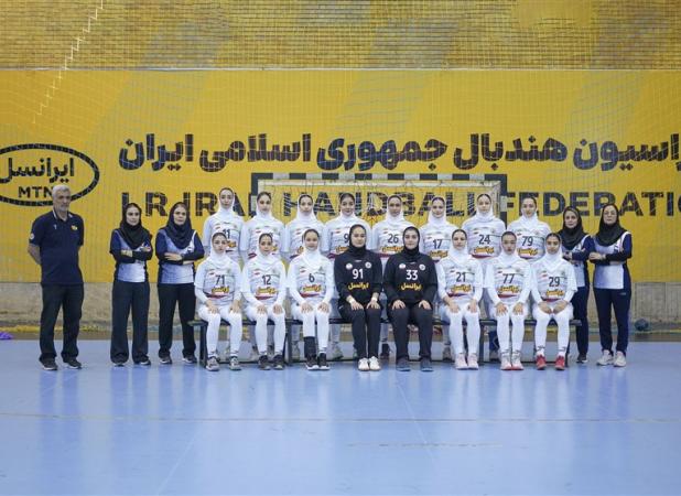 عنوان ششمی ایران در مسابقات هندبال جوانان دختر آسیا
