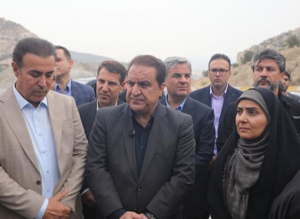 بازدید وزیر راه و شهرسازی از تونل دوم آزادی ایلام