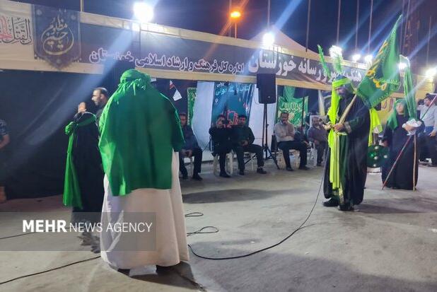 مجلس تعزیه«علی اکبر» در شلمچه و چذابه اجرا شد