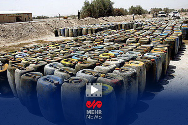 کشف ۲۳ میلیون لیتر سوخت قاچاق با ۱۱۰۰ کارت