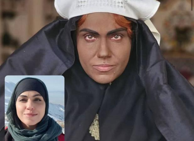 گریم سنگین زهره، خواهر نرگس آبیار در «بامداد خمار»