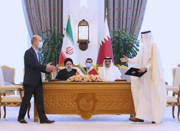 ۱۴ سند همکاری میان ایران و قطر به امضا رسید 