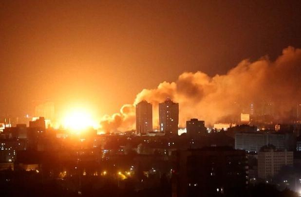 حملات گسترده روسیه علیه مواضع هوایی، زمینی و دریایی اوکراین