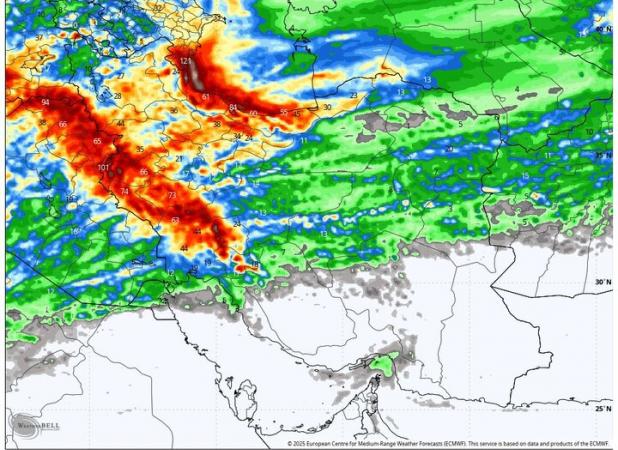 تشدید بارش برف و باران تا روز پنجشنبه؛ کاهش محسوس دما در راه است