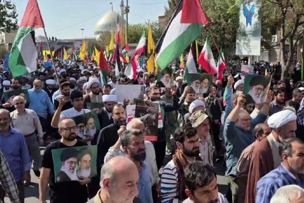 راهپیمایی «بشارت نصر» در قم