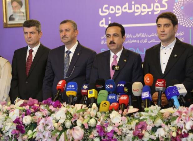 نشست خبری استانداران ایران و عراق با خبرنگاران در سنندج