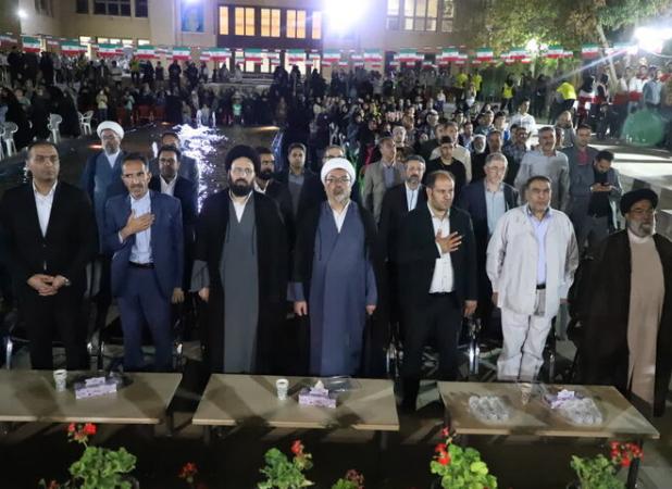 آیین افتتاحیه المپیاد ورزشی پرچم‌ در شهرستان خمین