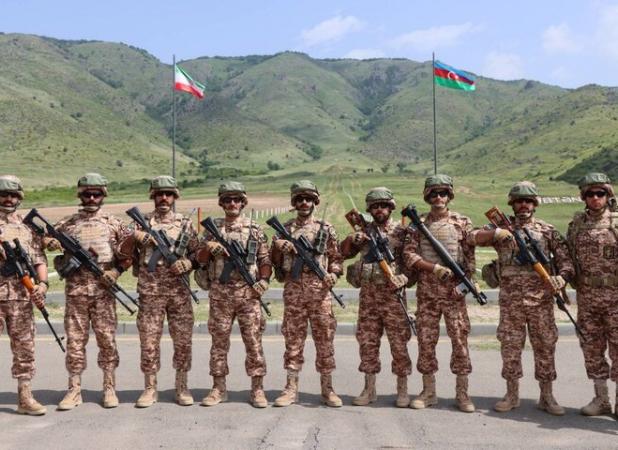 تمرینات تخصصی در سومین روز رزمایش مشترک سپاه و ارتش جمهوری آذربایجان